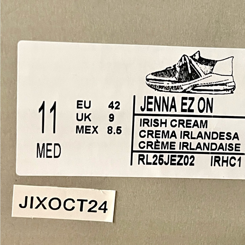 New Kenneth Cole Jenna Easy On Cream sneakers - Picture 11 of 11